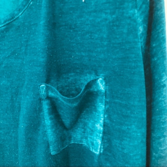 Lane Bryant women’s turquoise‎ burn out with pocket Size 26/28 - Picture 3 of 13